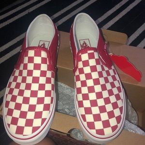 Used now. Bought new red and white checkered vans